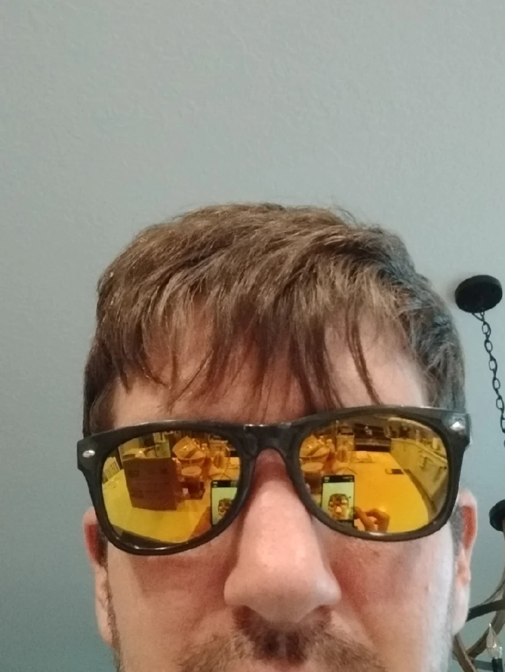 Kids Black and Red Sunglasses with Yellow Lenses